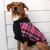 Highline Fleece Dog Coat - Pink and Black Plaid