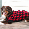 Highline Fleece Dog Coat - Red and Black Plaid