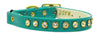 Cat Safety With Band Collar, "One Row Clear Crystal"