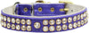 Cat Breakaway Collar, "Two Row Clear Crystal Swank"