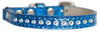 Cat Safety Ice Cream Collar, "One Row Clear Crystal"