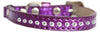 Cat Safety Ice Cream Collar, "One Row Clear Crystal"