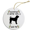 Christmas is Better with a Shar-Pei Christmas Tree Ornament
