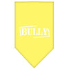 Pet and Dog Bandana Screen Printed, "Bully"
