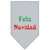 Christmas Pet and Dog Bandana Screen Printed, "Feliz Navidad"