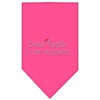 Christmas Pet and Dog Bandana Rhinestone, "Dear Santa, I Can Explain"