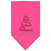 Christmas Pet and Dog Bandana Rhinestone, "Peace Tree"