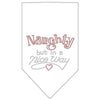 Christmas Pet and Dog Bandana Rhinestone, "Naughty, But In A Nice Way"