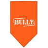 Pet and Dog Bandana Screen Printed, "Bully"