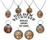 Golden Retriever Jewelry - Stained Glass Style Necklaces, Earrings and more!
