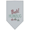 Christmas Pet and Dog Bandana Rhinestone, "Bah Humbug"