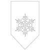 Christmas Pet and Dog Bandana Rhinestone, "Snowflake"