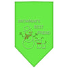 Christmas Pet and Dog Bandana Rhinestone, "Snowman's Best Friend"