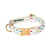 Bonejour™ Eco Dog Collar – Adjustable & Recycled with Designer Print