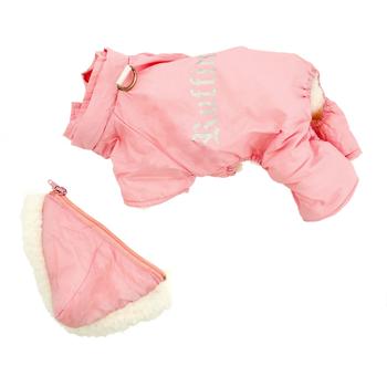 Ruffin It Dog Snowsuit Harness - Pink