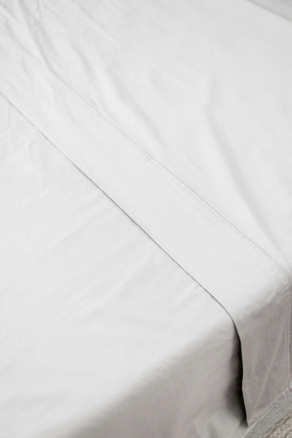Cotton Duvet Cover Set - White