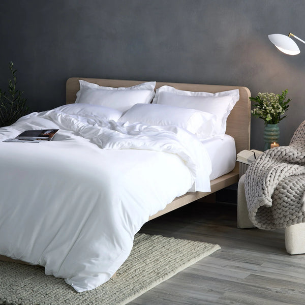 Bamboo Duvet Cover Set - White