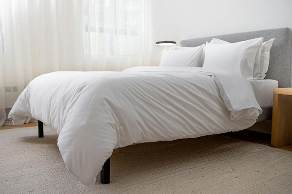 Cotton Duvet Cover Set - White