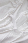 White Hush Cotton Sheet and Pillowcase Set