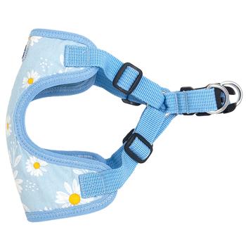Wrap and Snap Choke Free Dog Harness by Doggie Design - Blue Daisy